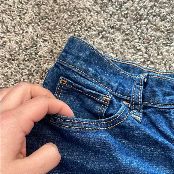 Old Navy Girls Blue Denim Shorts - Picture 3 of 9